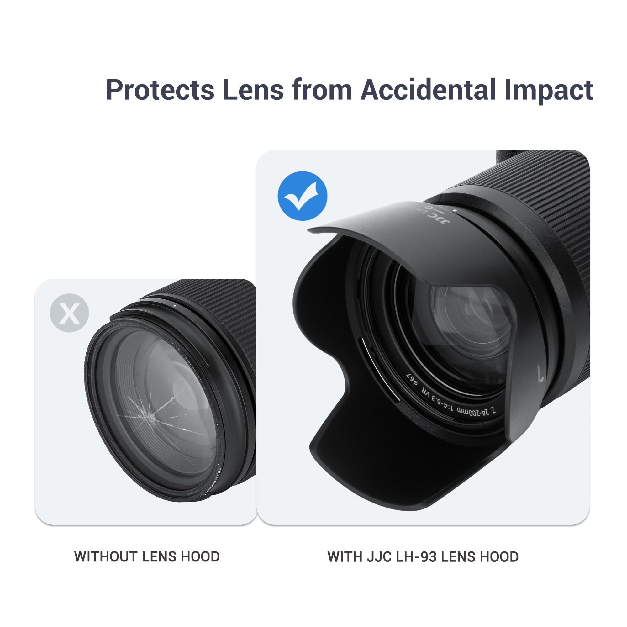 Amazon.com : Lens Hood for Nikon Nikkor Z 24-200mm F4-6.3 VR